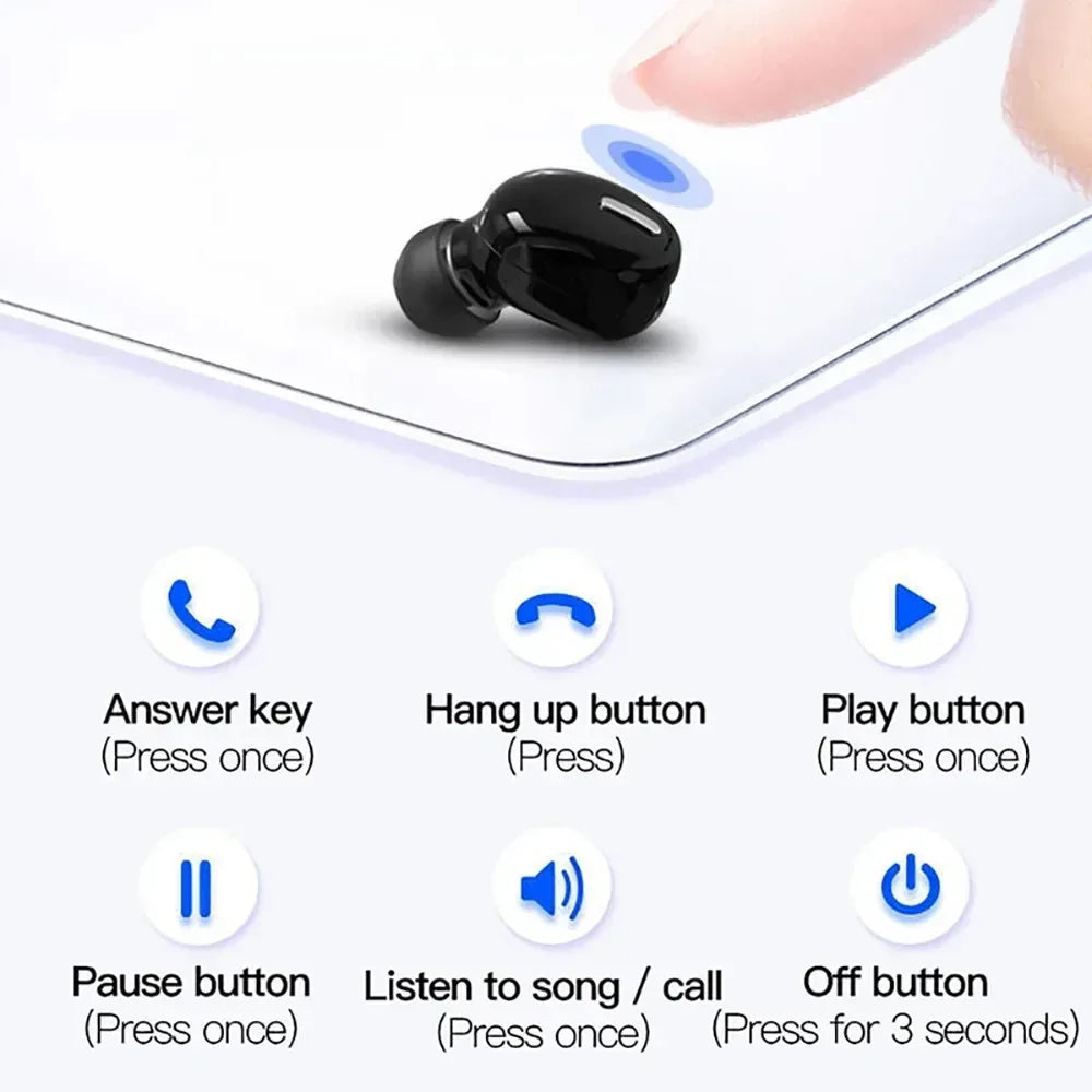X9 Wireless Earphone Bluetooth-compatible 5.0