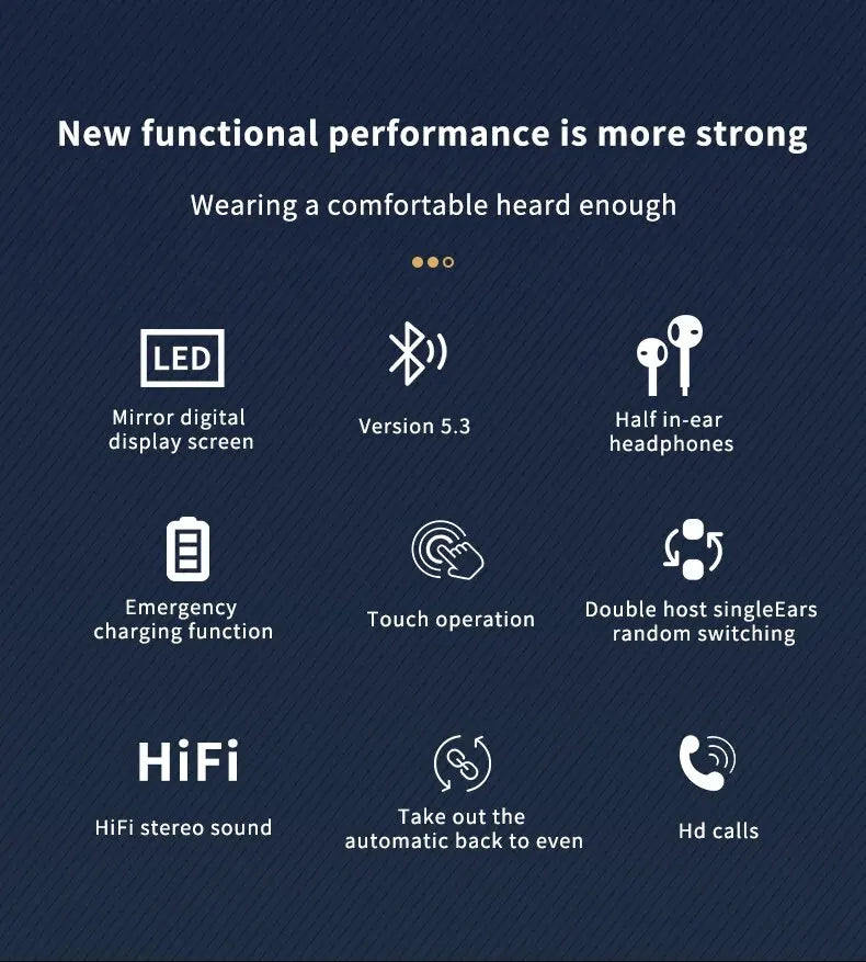 S20 Bluetooth Earphone Headphones